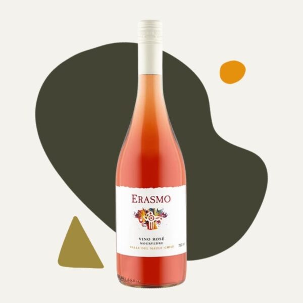 O Vinho Rosé Chileno Erasmo Rosé de Mourvédre 2018