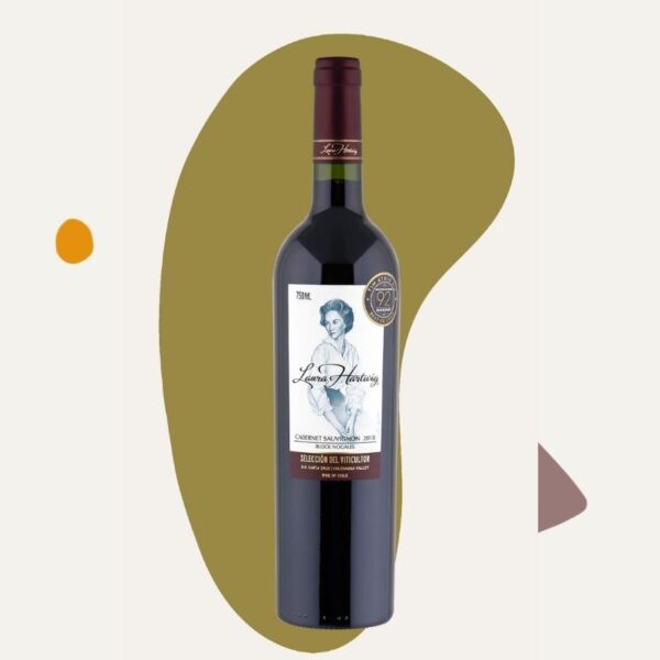 O Vinho Tinto Chileno Laura Hartwig Sel. del Viticultor Cab. Sauv. 2018